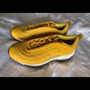 Yellow Nike 97s